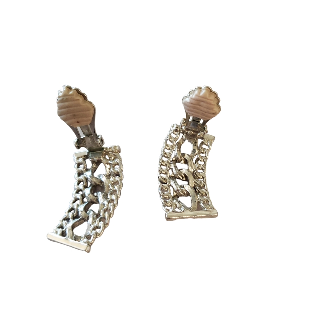 Vintage Sarah Coventry Clip On Earrings - Picture 7 of 10